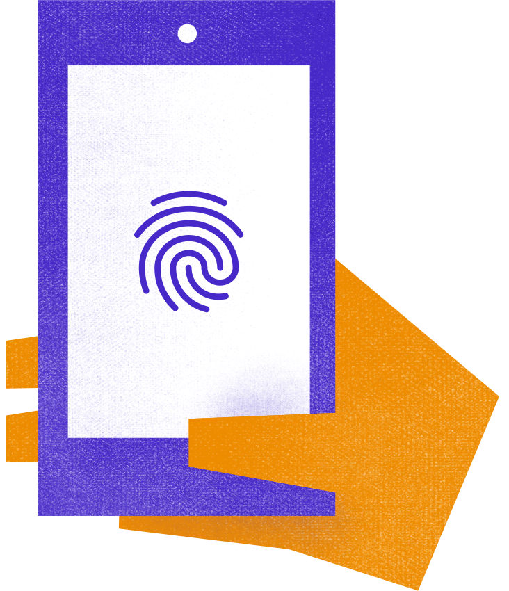 Fingerprint on phone
